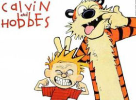 Calvin e il suo tigrotto Hobbes