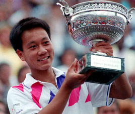 Michael Chang vince Roland Garros